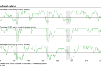 AIER Leading Indicators Index Falls Farther Below Neutral