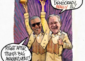 The Bush&Barry Disinformation Tour