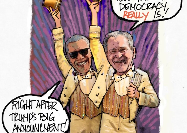 The Bush&Barry Disinformation Tour