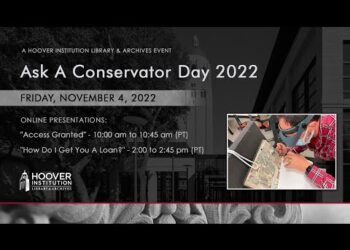 #AskAConservator Day 2022 | Hoover Institution