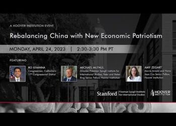 Congressman Ro Khanna Articulates Vision for Peaceful Competition with the PRC | Hoover Institution