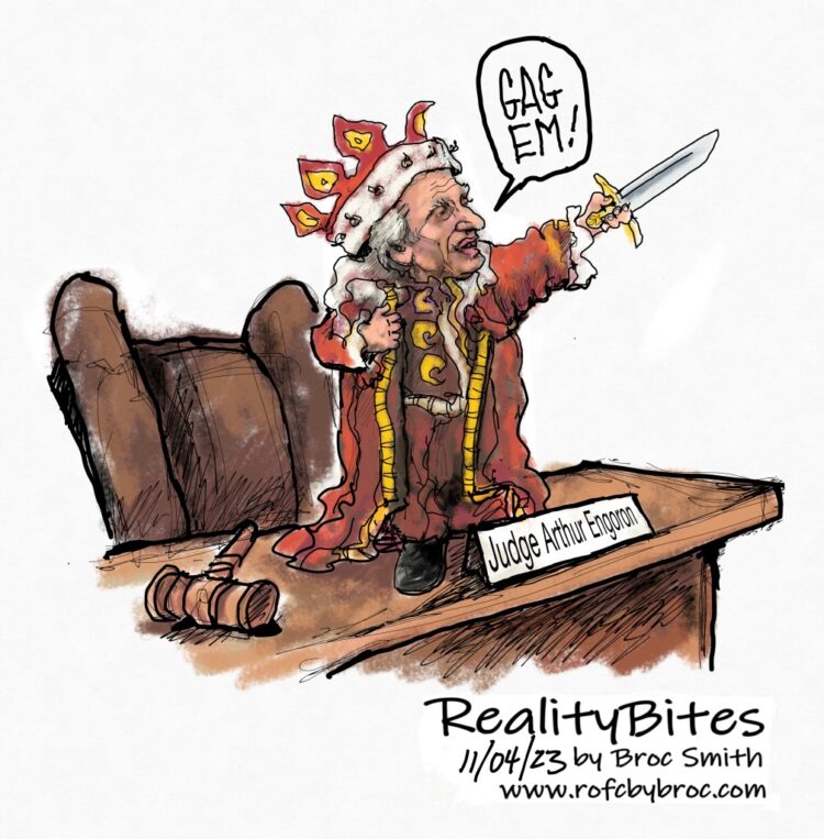 King Arthur Engoron (rhymes with moron)