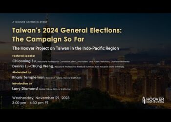 Taiwan’s 2024 General Elections: The Campaign So Far | Hoover Institution