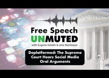 Deplatformed: The Supreme Court Hears Social Media Oral Arguments | Free Speech Unmuted