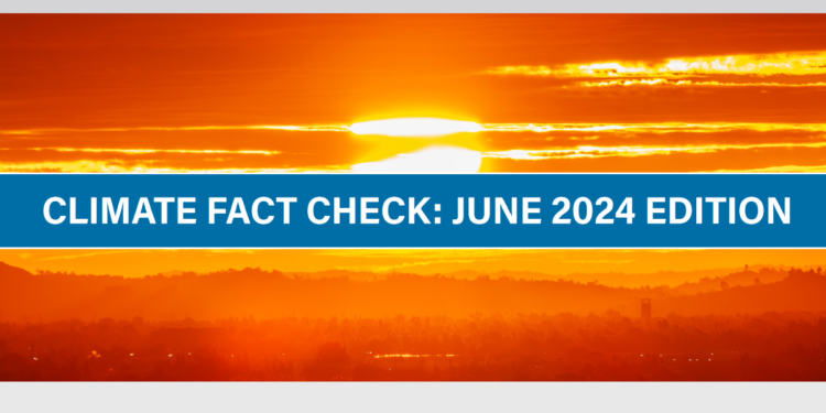 June climate fact check