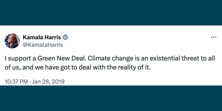 Kamala Harris will put climate alarmism above conservation