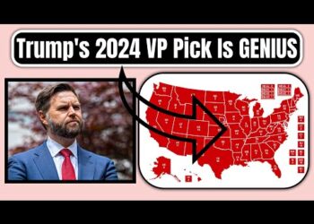 J.D. Vance Will GUARANTEE TRUMP LANDSLIDE 2024 | Election Map Analysis (Trump V. Biden, July 2024)
