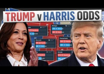 2024 Election Map Based On the Latest ODDS in ALL 50 STATES!