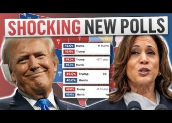 2024 Presidential Map Based On Latest Polls in KEY SWING STATES!