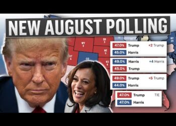 2024 Election Map Based on the Latest Poll in ALL 50 STATES!