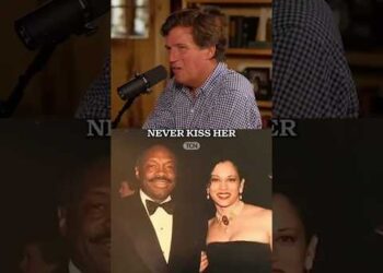 Kamala Kisses Her Husband With a Mask on