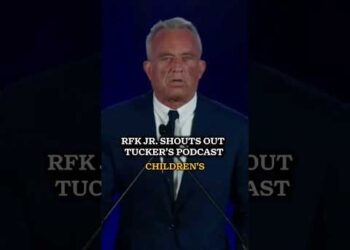 RFK Jr. Shouts Out Tucker Podcast in his Address to the Nation