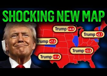 The 2024 Election Map If Trump Wins The POPULAR VOTE!