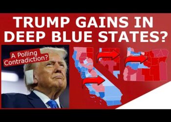 Trump Is GAINING on Kamala in DEEP BLUE States!