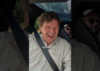 Tucker Carlson Does Donuts in a Cybertruck