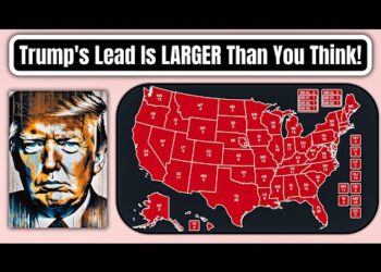 Trump’s Lead MUCH LARGER Than Polling Data Suggests | 2024 Election Map Trump V. Harris (Aug 2024)