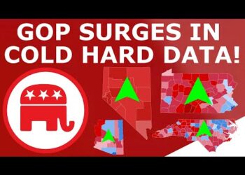 GOP SURGES in Registration Data DESPITE Harris Hype!