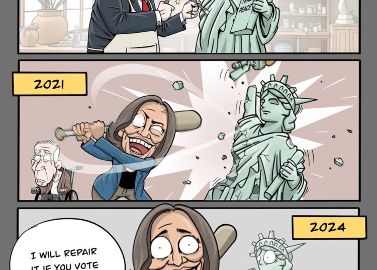 #KamalaHarris campaign in a nutshell