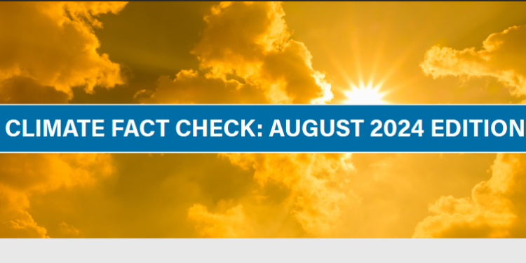 Climate fact check: August 2024