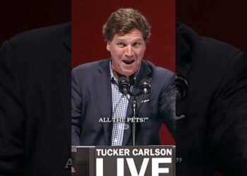 Tucker Reacts to Donald Trump’s “Eating Pets” Comment