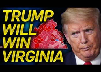 TRUMP TAKES THE LEAD IN VIRGINIA (2024 Election Map Projection)