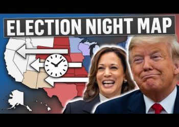 My HOUR-by-HOUR Prediction for EVERY STATE on the 2024 Election Map