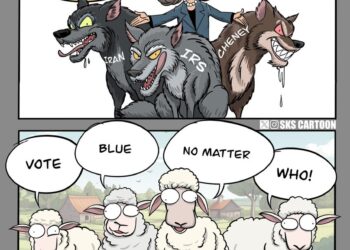 Harris voters are like sheep cheering for the wolf’s endorsement