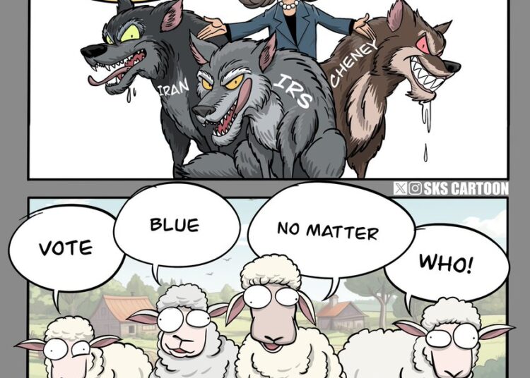 Harris voters are like sheep cheering for the wolf’s endorsement