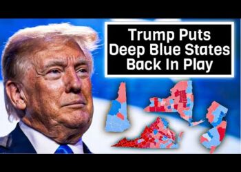 Trump Plans Rallies In Deep Blue States As Dems PANIC | October 2024 Election Map Trump V. Harris