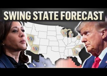 2024 Election Forecast Based on How Each BATTLEGROUND Votes!