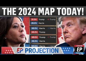 TRUMP vs HARRIS | The 2024 Presidential Map If It Were Held RIGHT NOW!