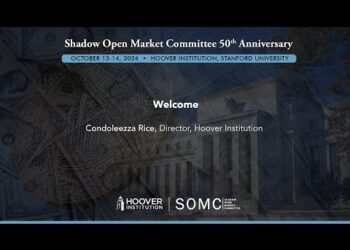 Condoleezza Rice Director of the Hoover Institution Welcomes You to the 50th Anniversary of the SOMC