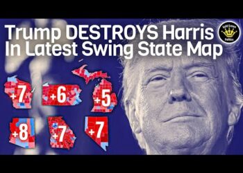 The Swing States AREN’T EVEN CLOSE | Trump V. Harris Updated 2024 Map Swing States (October 2024)