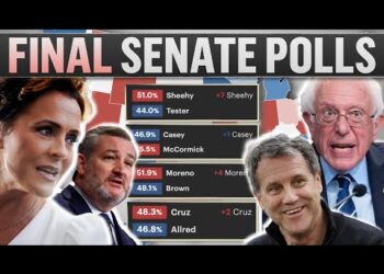 The 2024 US Senate Map Based on the Latest Polls in EVERY KEY RACE!