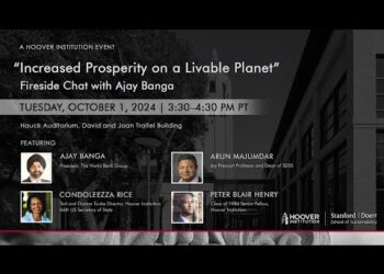 Increased Prosperity On A Livable Planet | Hoover Institution