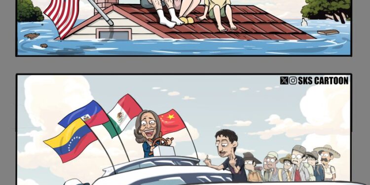 Updated cartoon upon learning this F**ked up information about the #FEMAFailure