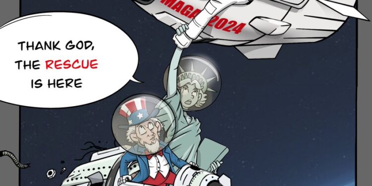 Rescue America, rescue the world. Trump must win