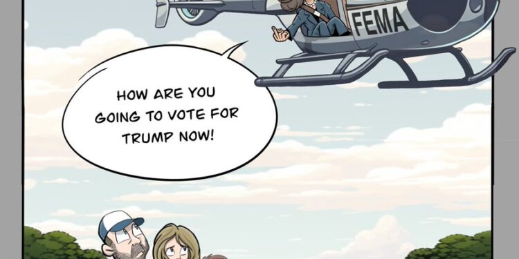 26 out of the 28 North Carolina counties wrecked by Hurricane Helene voted for President Trump (2020).  527k Trump votes. 113k Biden votes.  Now we know why FEMA is doing thus. It’s intentional.