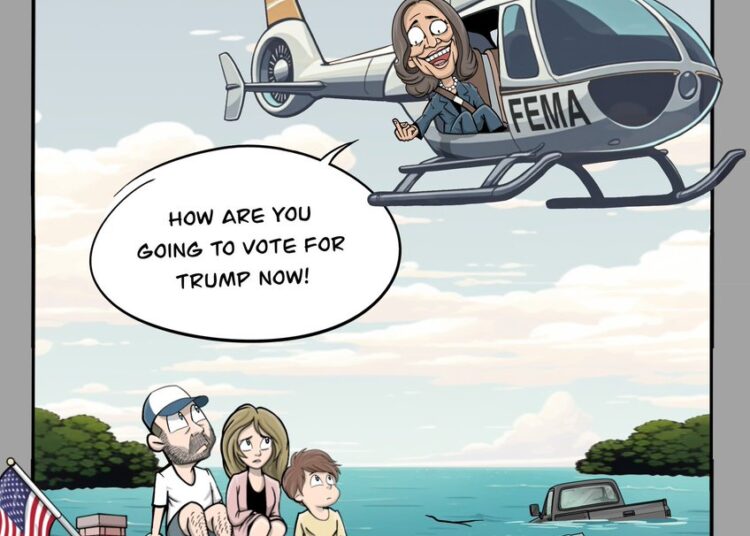 26 out of the 28 North Carolina counties wrecked by Hurricane Helene voted for President Trump (2020).  527k Trump votes. 113k Biden votes.  Now we know why FEMA is doing thus. It’s intentional.