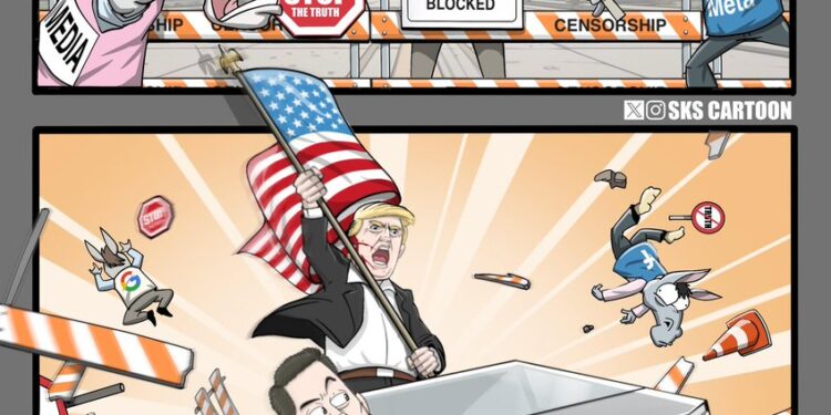 The leftists and their Media propaganda wing are in meltdown because of the #ButlerPA rally and @elonmusk. They know they have lost control over information