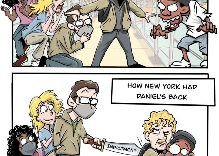 I did this cartoon last year, just to sum up what happens with the #DanielPenny case.