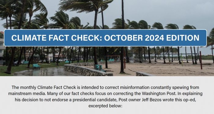 Climate fact check: October, 2024