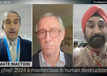 Watch: Morano in heated TV debate at COP29 in Baku with two climate activists