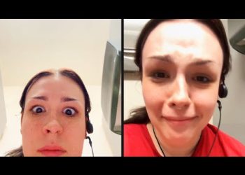 Customer Chases Employee into Bathroom