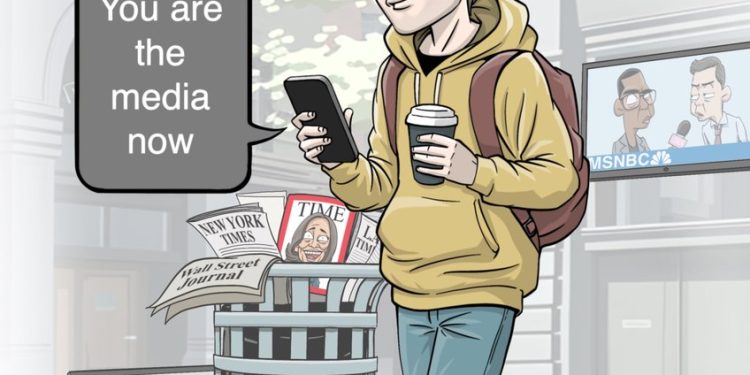 RT by @skscartoon: You are the media now