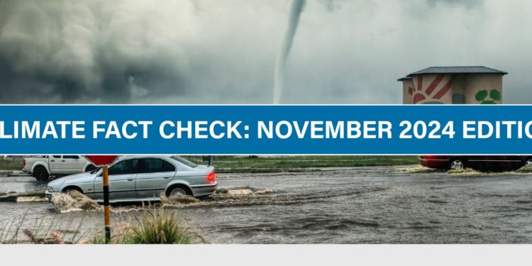 Climate fact check November, 2024