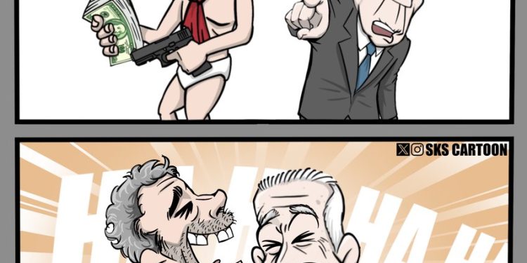 Hunter Biden’s pardon in a nutshell
(Cartoon updated per @RealCoffeeChoco’s advice)