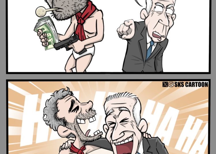 Hunter Biden’s pardon in a nutshell
(Cartoon updated per @RealCoffeeChoco’s advice)