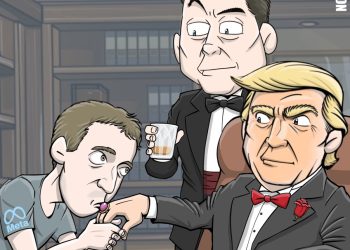 RT by @skscartoon: #MarkZuckerberg has kissed the ring, can he be trusted?