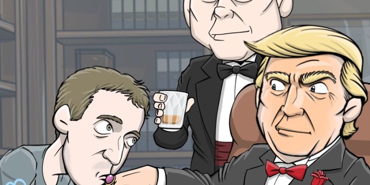 RT by @skscartoon: #MarkZuckerberg has kissed the ring, can he be trusted?